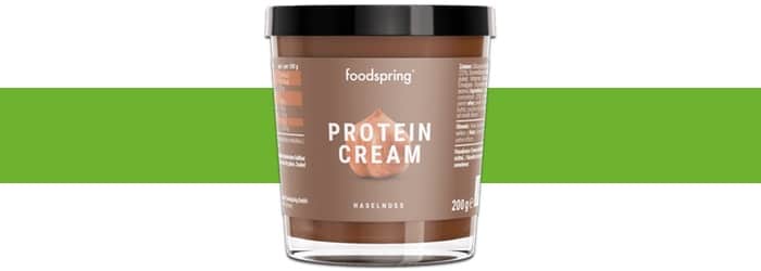 foodspring protein cream nährwerte creme zum streichen nutella nussnougat