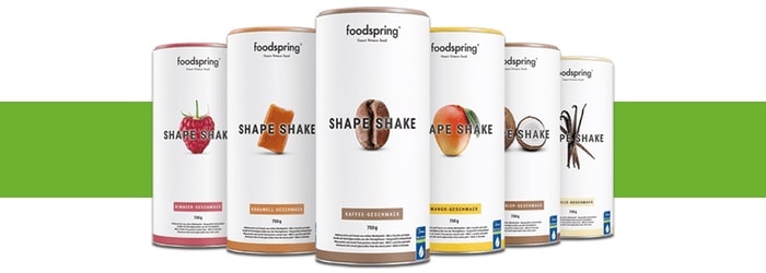 foodspring shape shake nährwerte vanille shoko